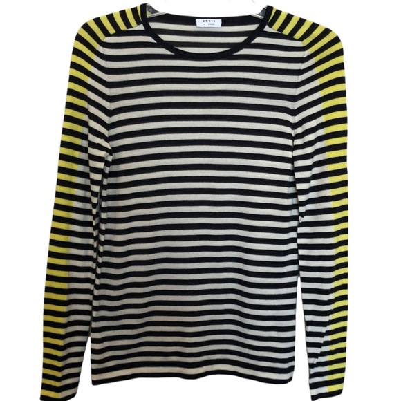 Akris Punto Wool Crew Neck Striped 
